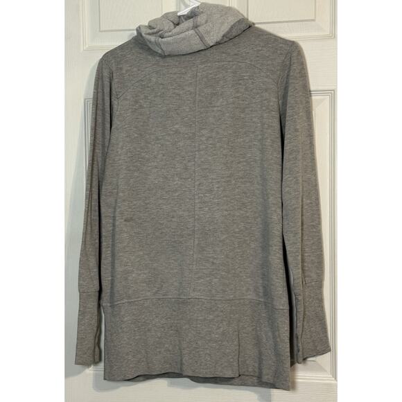Lyn Gray Pullover Sweatshirt, Front Zip Pockets, Cotton/Polyester, Medium - Picture 4 of 7
